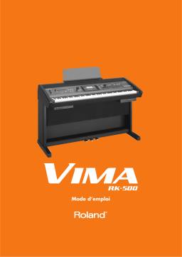 Roland VIMA RK-500 Manuel utilisateur