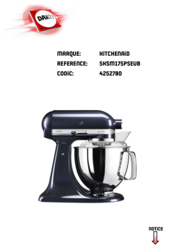 KitchenAid 5KSM156 Manuel utilisateur