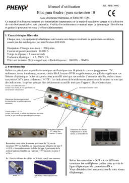 IDK MULTIMEDIA MPR-1000C Manuel utilisateur