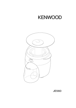 Kenwood JE560 Manuel utilisateur