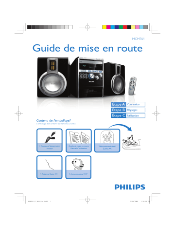 Manuel du propriétaire | Philips MCM761 Manuel utilisateur | Fixfr