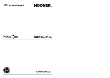 Manuel du propriétaire | Hoover HOD4G10BL Manuel utilisateur | Fixfr
