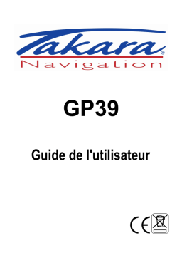 Takara GP39 Manuel utilisateur