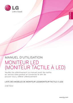 LG 23ET83 LED Manuel utilisateur