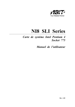 Abit NI8-SLI Manuel utilisateur