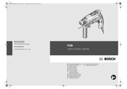 Bosch PSB 7000 RE Manuel utilisateur