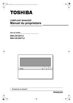 Toshiba BMS-CM1280TLE Manuel utilisateur