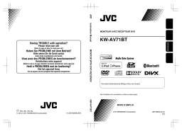 JVC KW-AV71BTE Manuel utilisateur