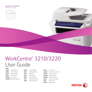 Manuel du propriétaire | Xerox WorkCentre 3220 Manuel utilisateur | Fixfr