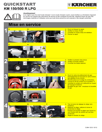 Manuel du propriétaire | Kärcher KM 150 500 R LPG Manuel utilisateur | Fixfr