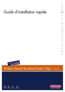 Sitecom WL-143 Manuel utilisateur
