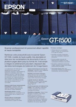 Epson GT-1500 Manuel utilisateur