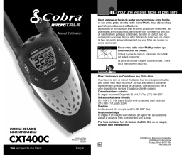 Cobra CXT400C Manuel utilisateur