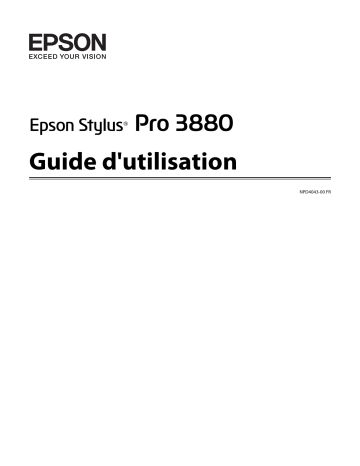 Manuel du propriétaire | Epson ECOTANK ET-14000 Manuel utilisateur | Fixfr