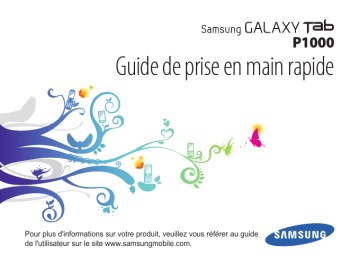 Manuel du propriétaire | Samsung GT-P1000 Manuel utilisateur | Fixfr