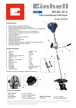 EINHELL BG-BC 30 S Manuel utilisateur