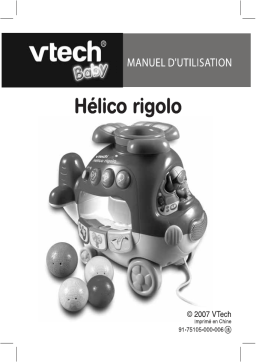 VTech HELICO RIGOLO Manuel utilisateur