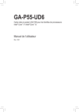 Gigabyte GA-P55-UD6 Manuel utilisateur