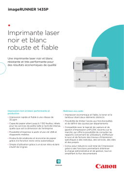 Canon IMAGERUNNER 1435P Manuel utilisateur