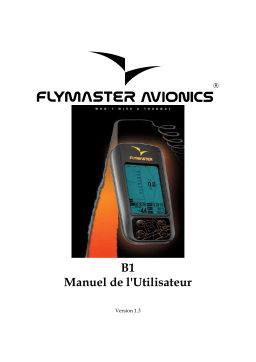 FLYMASTER AVIONICS B1 Manuel utilisateur