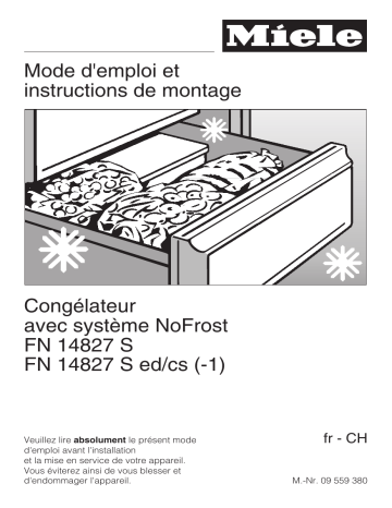 Manuel du propriétaire | Miele FN 4663 S Manuel utilisateur | Fixfr