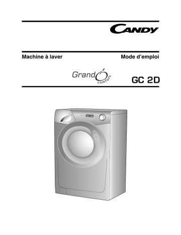 Manuel du propriétaire | Candy GC 1482D3/1 Manuel utilisateur | Fixfr