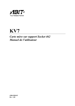 Abit KV7 Manuel utilisateur