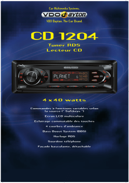 VDO Dayton CD 1204 Manuel utilisateur