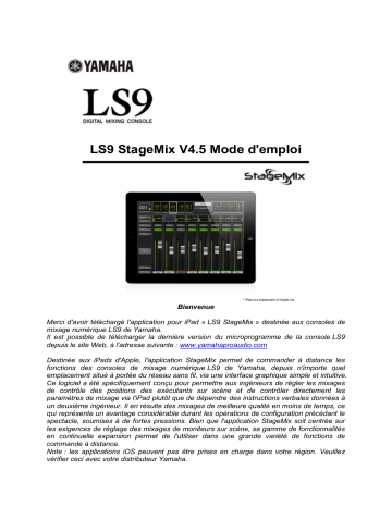 Manuel du propriétaire | Yamaha LS9-16/LS9-32 Manuel utilisateur | Fixfr