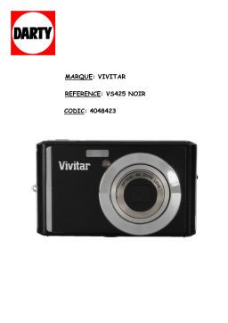 Vivitar VS425 Manuel utilisateur