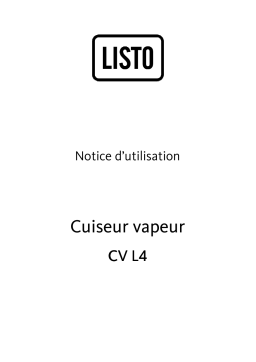 Listo CV L3CV L4 Manuel utilisateur