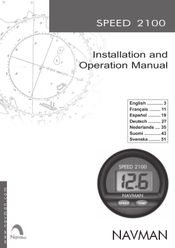 Navman SPEED 2100 Manuel utilisateur