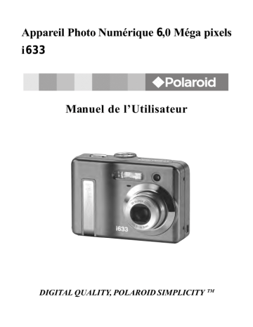 Manuel du propriétaire | Polaroid I633 Manuel utilisateur | Fixfr