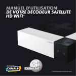 CANALSAT DECODEUR SATELLITE HD WIFI Manuel utilisateur