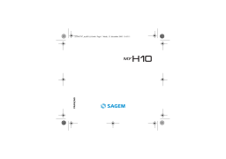 Sagem MYH10 Manuel utilisateur