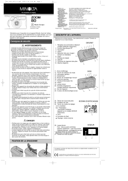 Minolta ZOOM 80 Manuel utilisateur