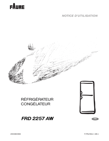 Manuel du propriétaire | Faure FRD 2257 AW Manuel utilisateur | Fixfr