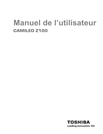 Manuel du propriétaire | Toshiba Z100CAMILEO Z100CAMILEO Z100 3D Manuel utilisateur | Fixfr