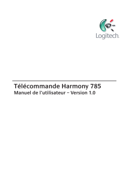 Logitech Harmony 785 Manuel utilisateur