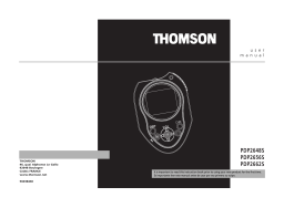 Thomson PDP2656S Manuel utilisateur