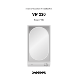 Gaggenau VP230110 Manuel utilisateur