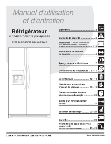 Manuel du propriétaire | Aeg-Electrolux GLHS36EESB Manuel utilisateur | Fixfr