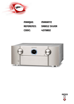 Marantz SR5004 Manuel utilisateur