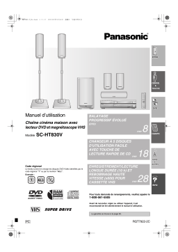 Panasonic SC-HT830V Manuel utilisateur