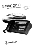 FRANCE TELECOM GALEO 2200 Manuel utilisateur