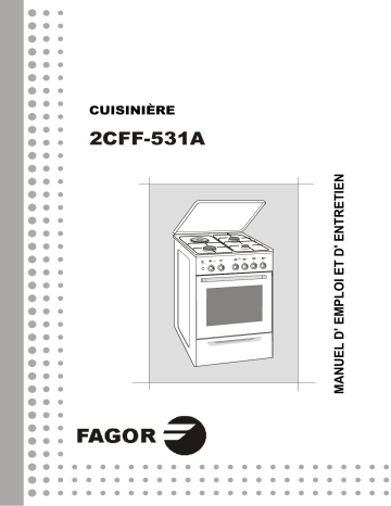 Manuel du propriétaire | Fagor 2CFF-531A Manuel utilisateur | Fixfr