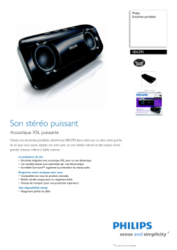 Philips SBA290 Manuel utilisateur