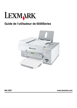 Lexmark X6575 Manuel utilisateur