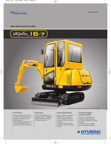 Manuel du propriétaire | Hyundai R16-7 Manuel utilisateur | Fixfr