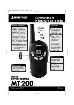 Cobra MT 200 Manuel utilisateur